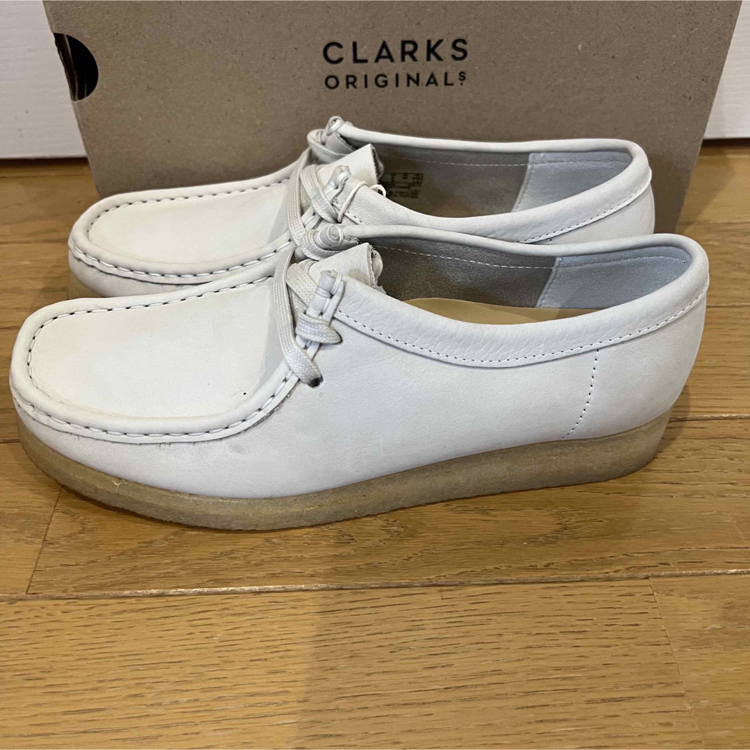 未使用] CLARKS WALLABEE ワラビー 希少 限定カラー ホワイト www