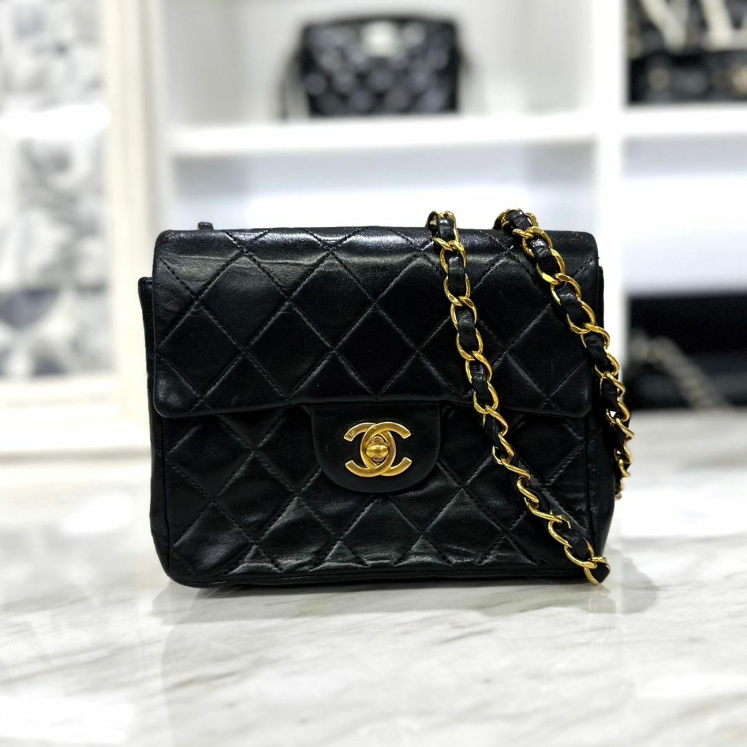 美品 CHANEL シャネル ヴィンテージ ミニ マトラッセ ショルダーバッグ