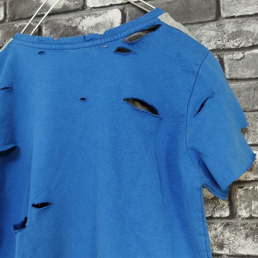 Disney(ディズニー)のグランジミッキーマウスダメージディズニーDisneyボロ メンズのトップス(Tシャツ/カットソー(半袖/袖なし))の商品写真