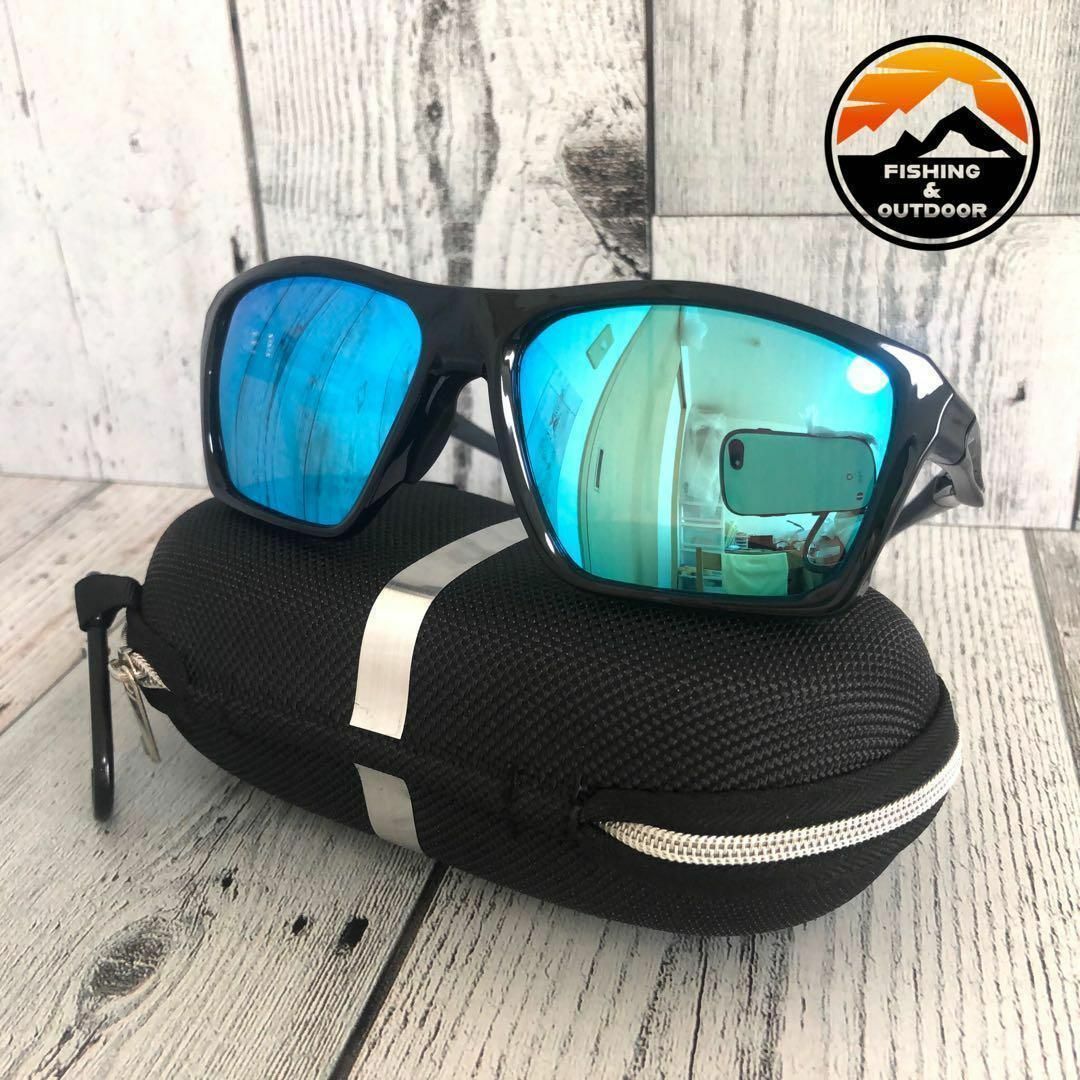 サングラス 偏光 UV400 紫外線カット ブルーミラー スポーツタイプの通販 by fishing⭐️outdoor|ラクマ サングラス 偏光 UV400 紫外線カット ブルーミラー スポーツタイプ