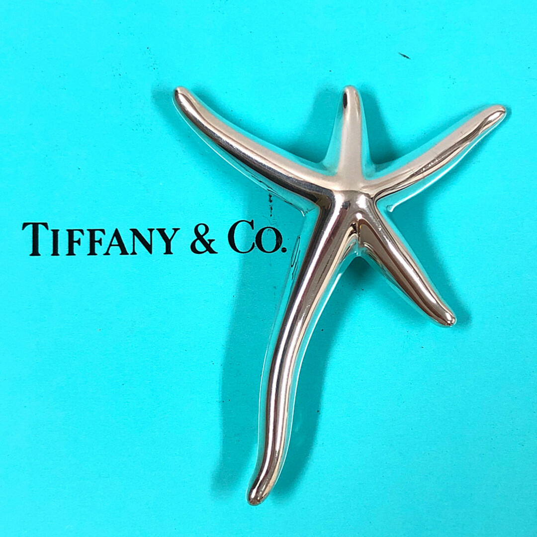 【希少】Tiffany ティファニー　リボン　ピン　シルバー　925 バッジ