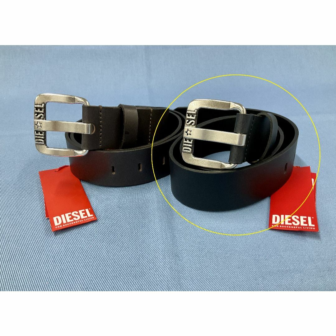 DIESEL - ディーゼル ベルト 21B23 サイズ85 ブラック 新品タグ付 ロゴ