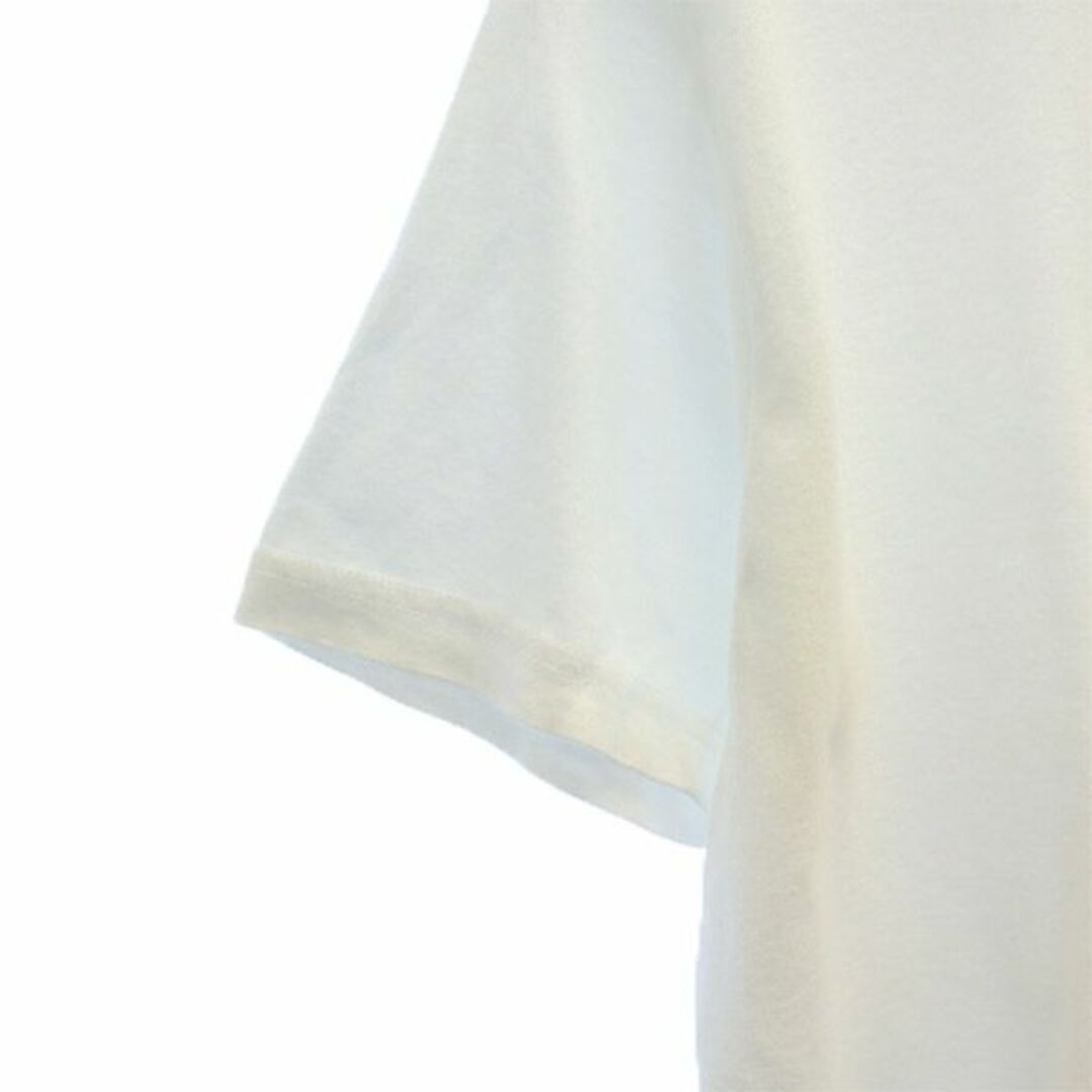 ファンダメンタル 刺繍 半袖 Tシャツ ホワイト FDMTL ロゴ メンズ   【230721】 メール便可 3