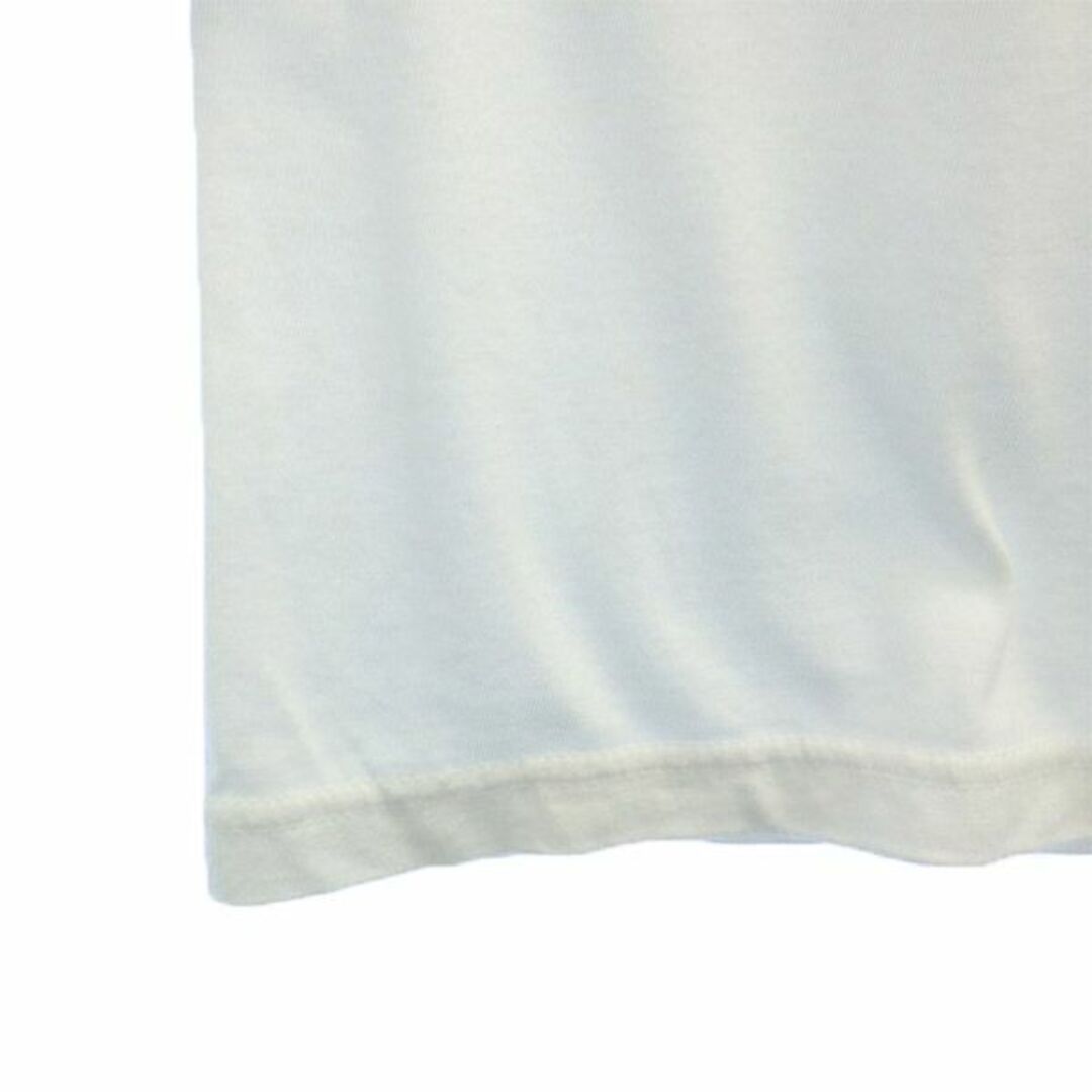ファンダメンタル 刺繍 半袖 Tシャツ ホワイト FDMTL ロゴ メンズ   【230721】 メール便可 4