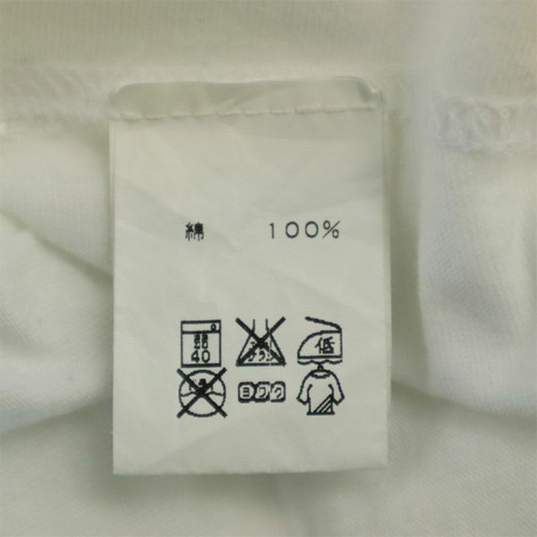 ファンダメンタル 刺繍 半袖 Tシャツ ホワイト FDMTL ロゴ メンズ   【230721】 メール便可 7