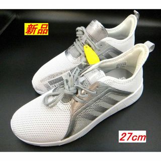 アディダス(adidas)の◆完全未使用品◆adidas QUESTAR メッシュ 白/銀　27cm(スニーカー)