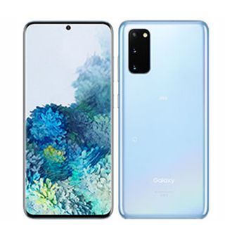 サムスン(SAMSUNG)の【中古】 SCG01 Galaxy S20 5G クラウドブルー SIMフリー 本体 au Aランク スマホ ギャラクシー  【送料無料】 scg01bl8mtm(スマートフォン本体)