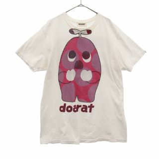 ドゥアラット(DOARAT)のドゥアラット プリント 半袖 Tシャツ ホワイト DOARAT ムック メンズ 【中古】  【230721】 メール便可(Tシャツ/カットソー(半袖/袖なし))