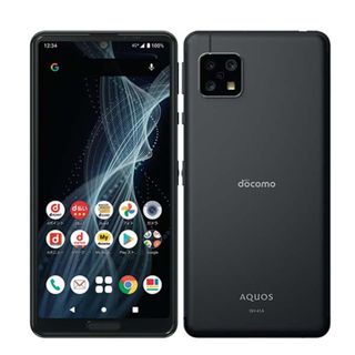 シャープ(SHARP)の【中古】 SH-41A AQUOS sense4 ブラック SIMフリー 本体 ドコモ Aランク スマホ シャープ  【送料無料】 sh41abk8mtm(スマートフォン本体)