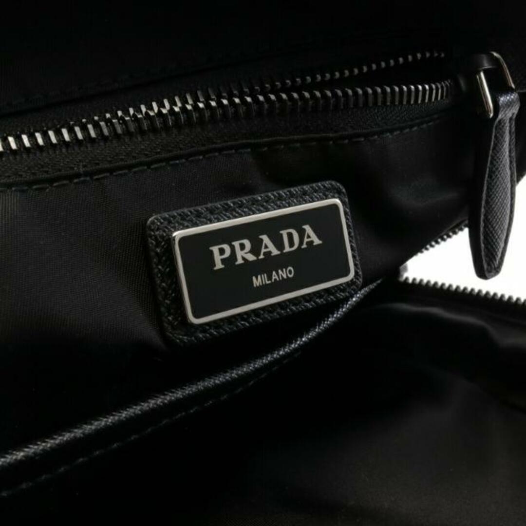 PRADA(プラダ)のTESSUTO IMPUNTU バックパック リュックサック ナイロン ラビットファー サフィアーノレザー ブラック レディースのバッグ(リュック/バックパック)の商品写真