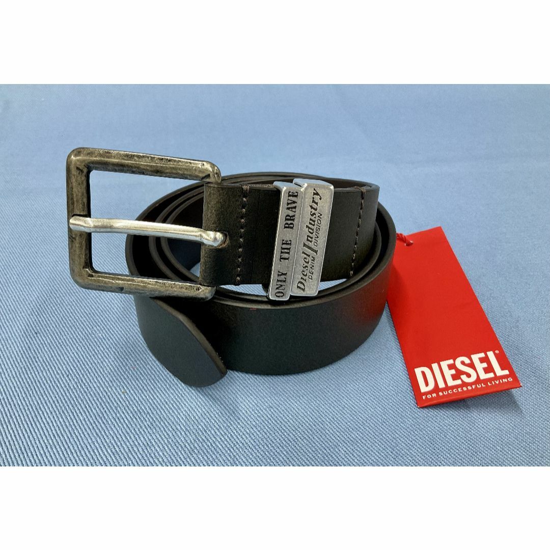 DIESEL(ディーゼル)のディーゼル　ベルト 23A23　85　ダークブラウン　ロゴ　新品　X08532 メンズのファッション小物(ベルト)の商品写真