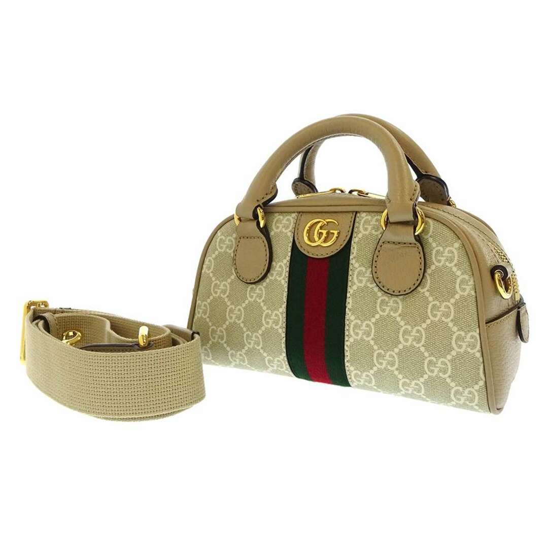 Gucci - グッチ ハンドバッグ GGスプリームキャンバス オフディア