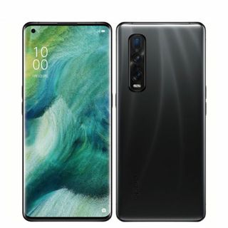 オッポ(OPPO)の【中古】 OPG01 OPPO Find X2 Pro ブラック SIMフリー 本体 au スマホ  【送料無料】 opg01bk7mtm(スマートフォン本体)