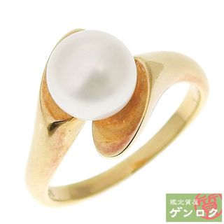 ミキモト(MIKIMOTO)の【中古】MIKIMOTO ミキモト リング 指輪 K18YG パール 6号 レディース【質屋】(リング(指輪))