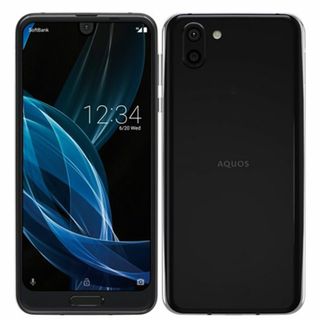 シャープ(SHARP)の【中古】 SH-03K AQUOS R2 Platinum Black SIMフリー 本体 ドコモ スマホ シャープ  【送料無料】 sh03kbk7mtm(スマートフォン本体)