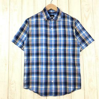 ザノースフェイス(THE NORTH FACE)のMENs M  ノースフェイス ショートスリーブ マキシフレッシュ シャツ S/S MAXI FRESH SHIRT 速乾 NORTH FACE NR21265 ブルー系(その他)