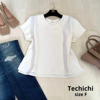 テチチ(Techichi)のTechichi テチチ 半袖　トップス　ホワイト　Fサイズ(Tシャツ(半袖/袖なし))