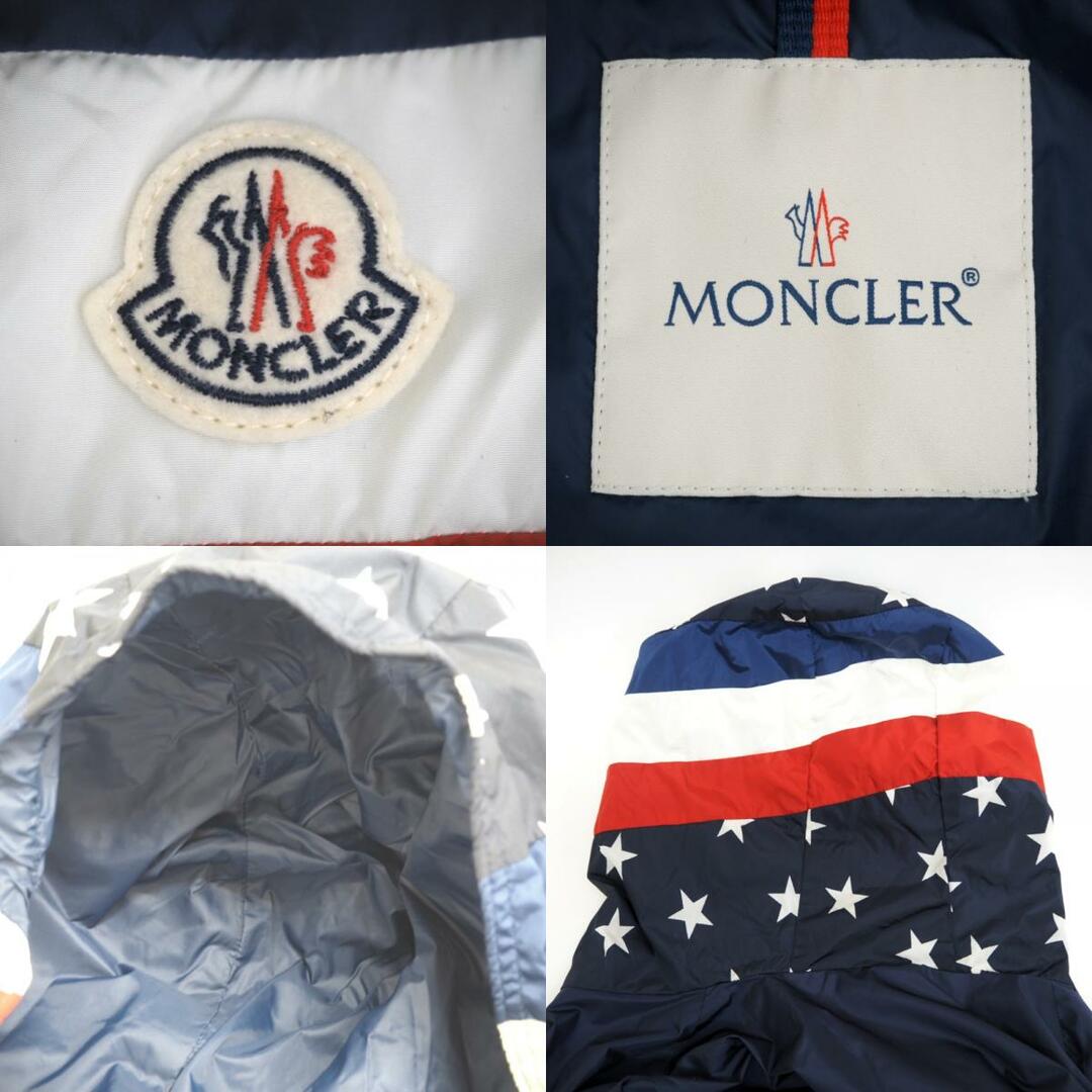 モンクレール MONCLER ナイロンジャケット, ロゴワッペン CAM トリコロール E10914113685 ネイビー