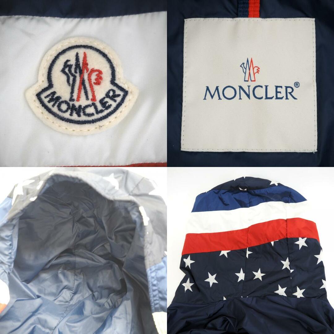 モンクレール MONCLER ナイロンジャケット
 ロゴワッペン CAM トリコロール E10914113685 ネイビー