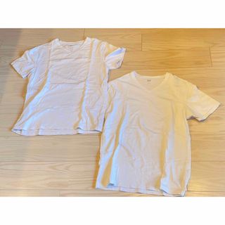 ギャップ(GAP)の美品　GAP メンズ　白　Tシャツ　M セット(Tシャツ/カットソー(半袖/袖なし))