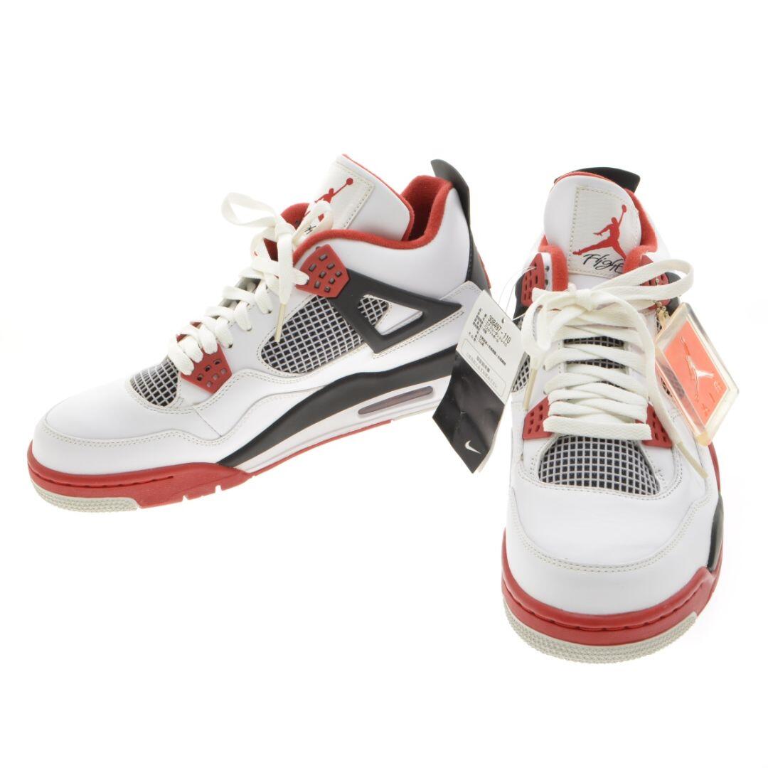 30cm【NIKE】AIR JORDAN 4 RETRO FIRE RED