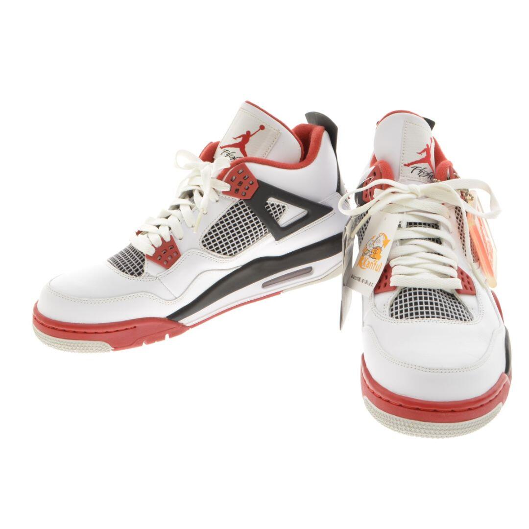 30cm【NIKE】AIR JORDAN 4 RETRO FIRE RED