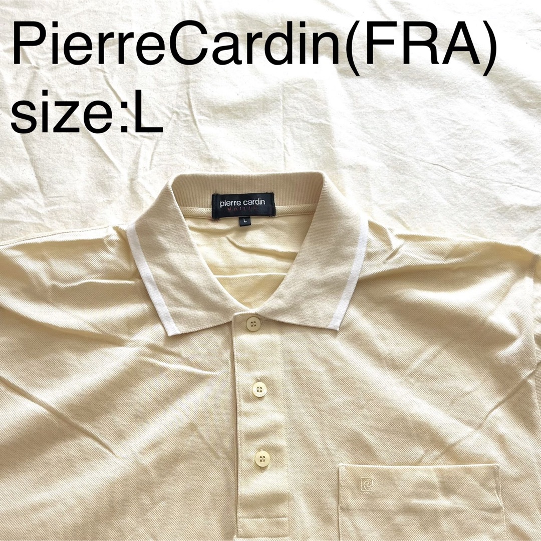 PierreCardin(FRA)ビンテージカラーブロックポロシャツ