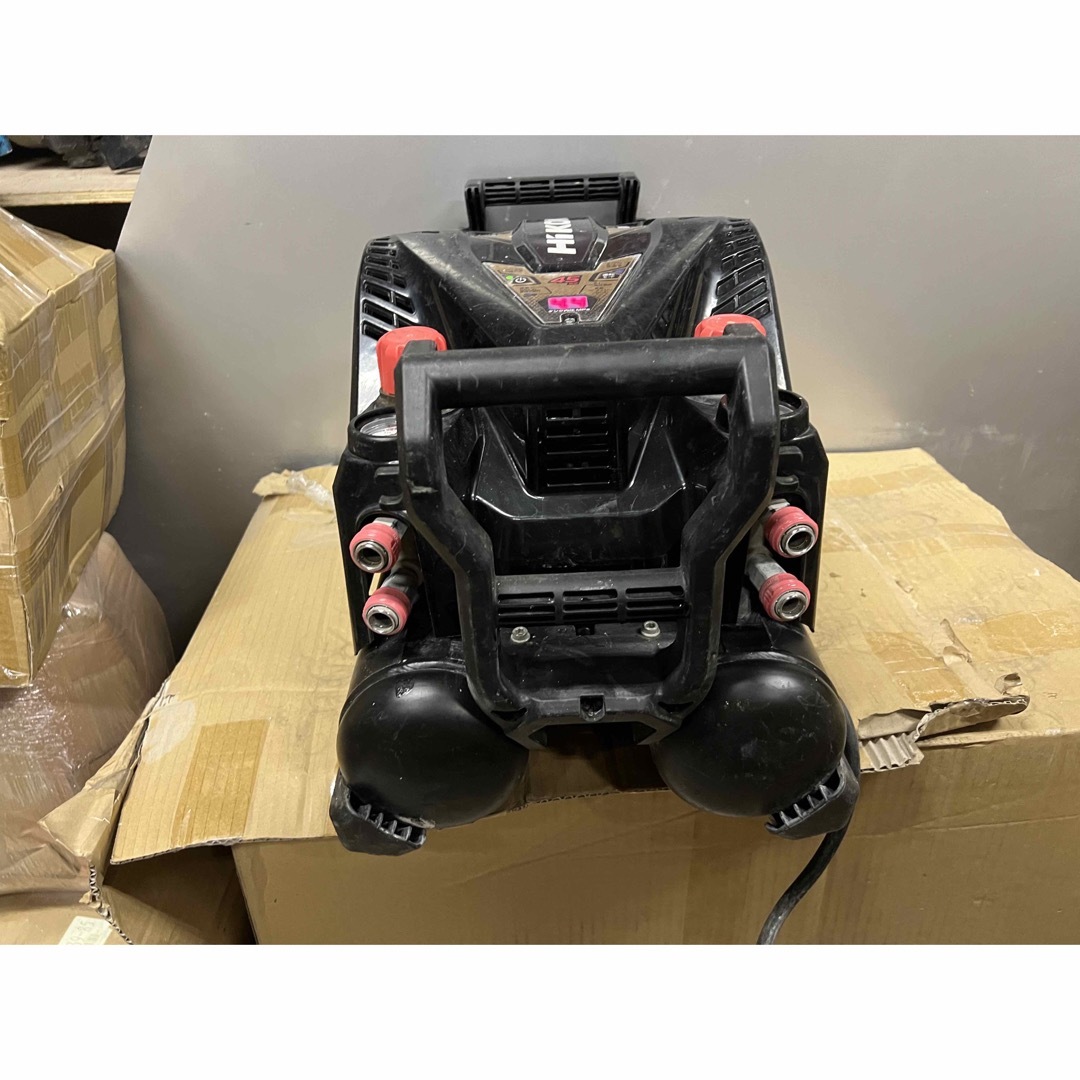 良品HIKOKI低騒音EC1445H3改 高圧専用エアーコンプレッサーの通販 by