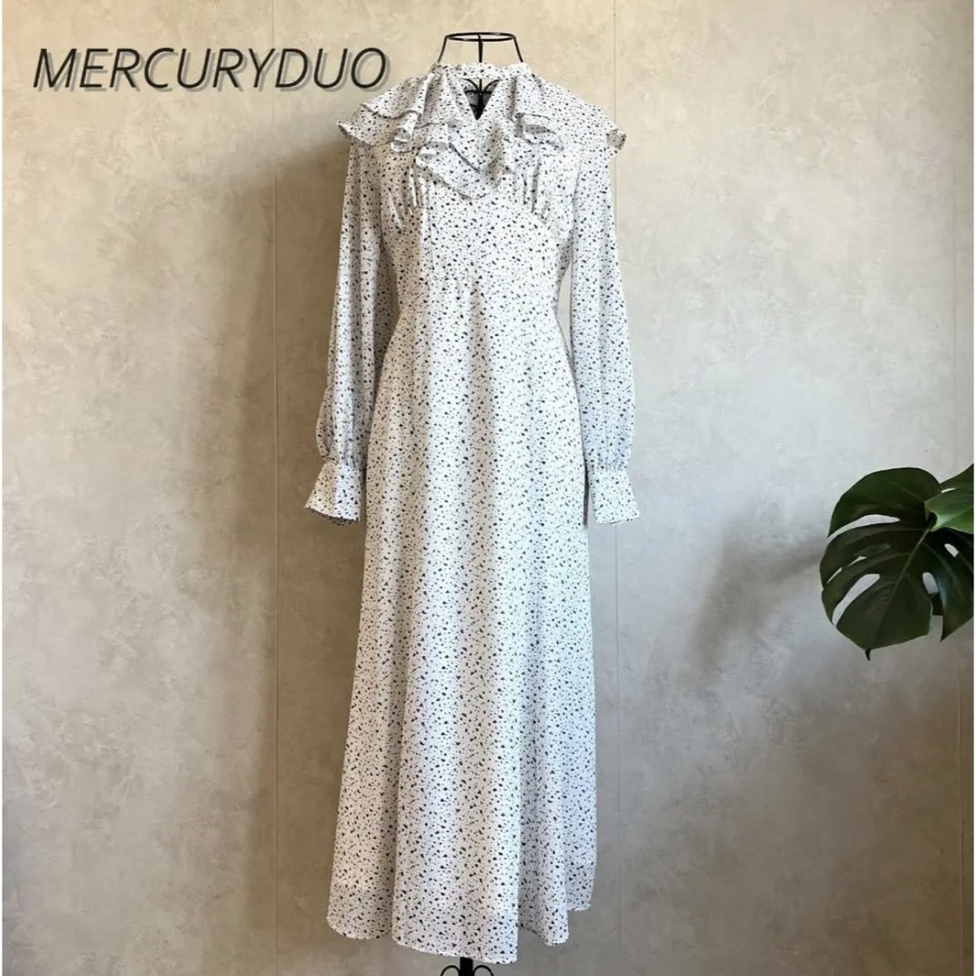 MERCURYDUO(マーキュリーデュオ)の【美品】マーキュリーデュオ　ロングワンピース レディースのワンピース(ロングワンピース/マキシワンピース)の商品写真