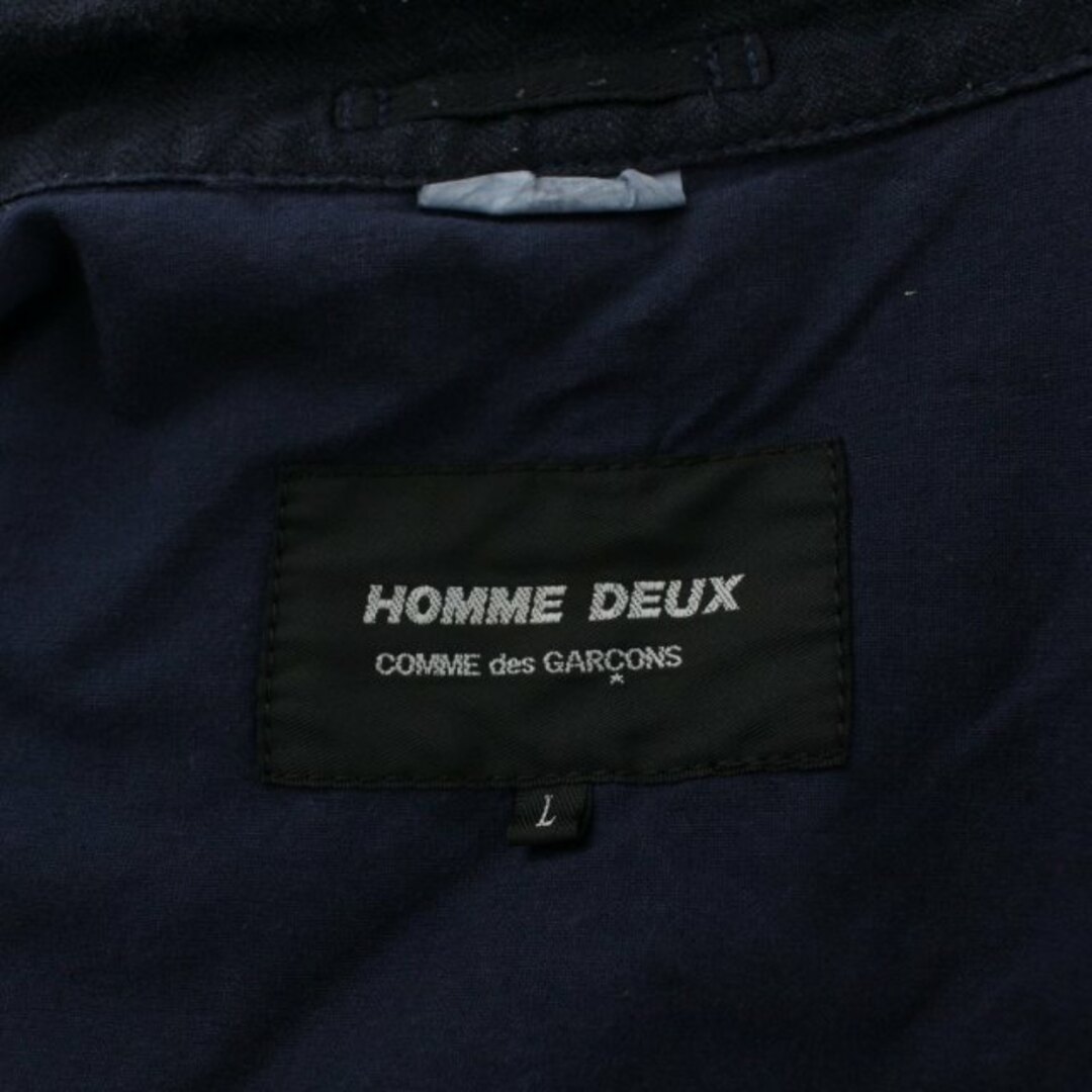 COMME des GARCONS HOMME DEUX ジャケット 麻 L 紺