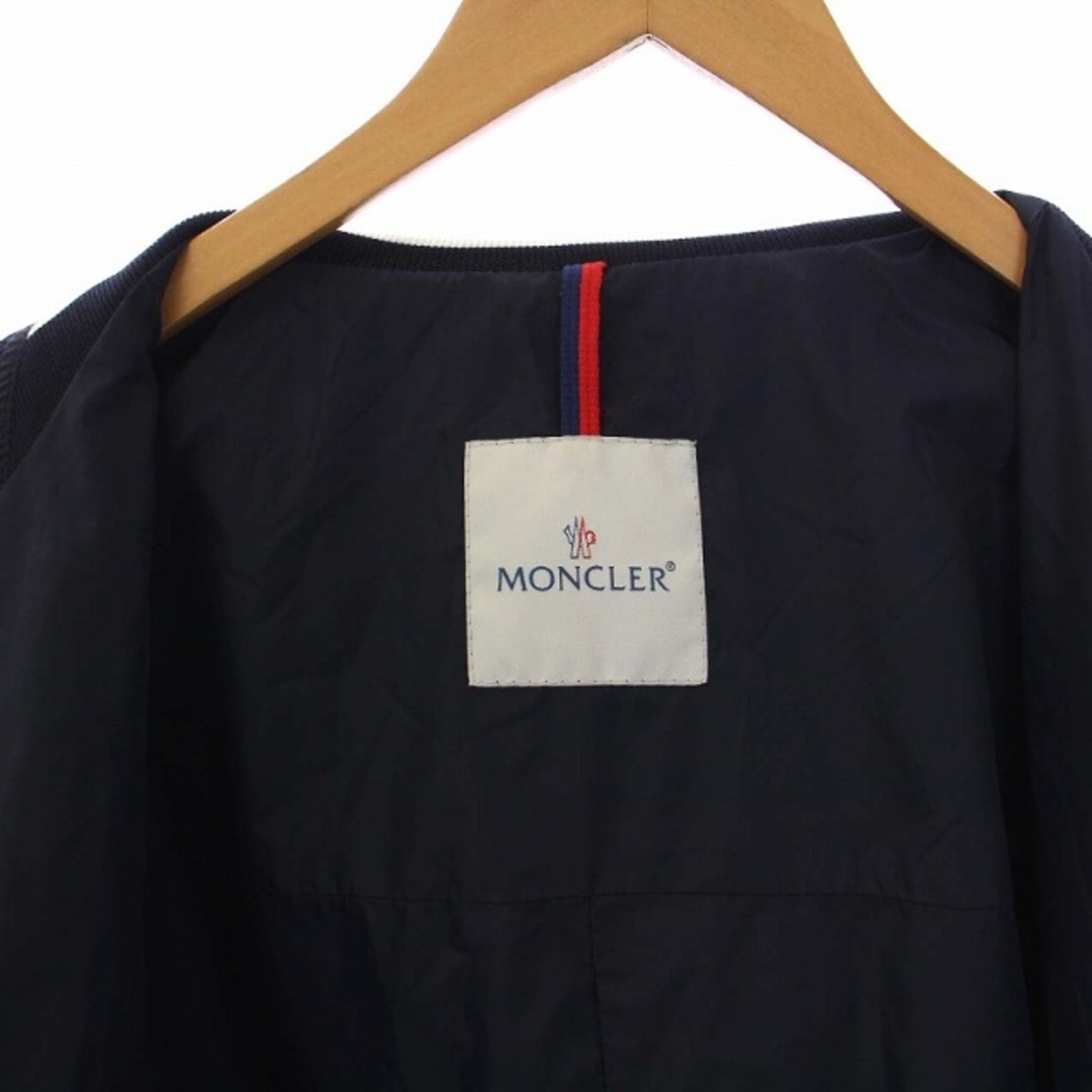 MONCLER(モンクレール)のMONCLER フーテッドコート アウター ロング ナイロン 2 紺 ネイビー メンズのジャケット/アウター(その他)の商品写真