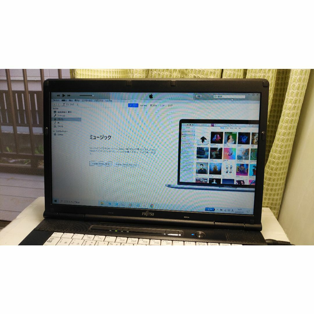 富士通(フジツウ)の☆ノートパソコン Windows10 初心者にお勧め！ スマホ/家電/カメラのPC/タブレット(ノートPC)の商品写真