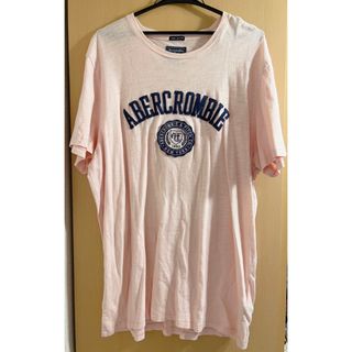 アバクロンビーアンドフィッチ(Abercrombie&Fitch)のAbercrombie & Fitch アバクロ Tシャツ メンズ XL ピンク(Tシャツ/カットソー(半袖/袖なし))