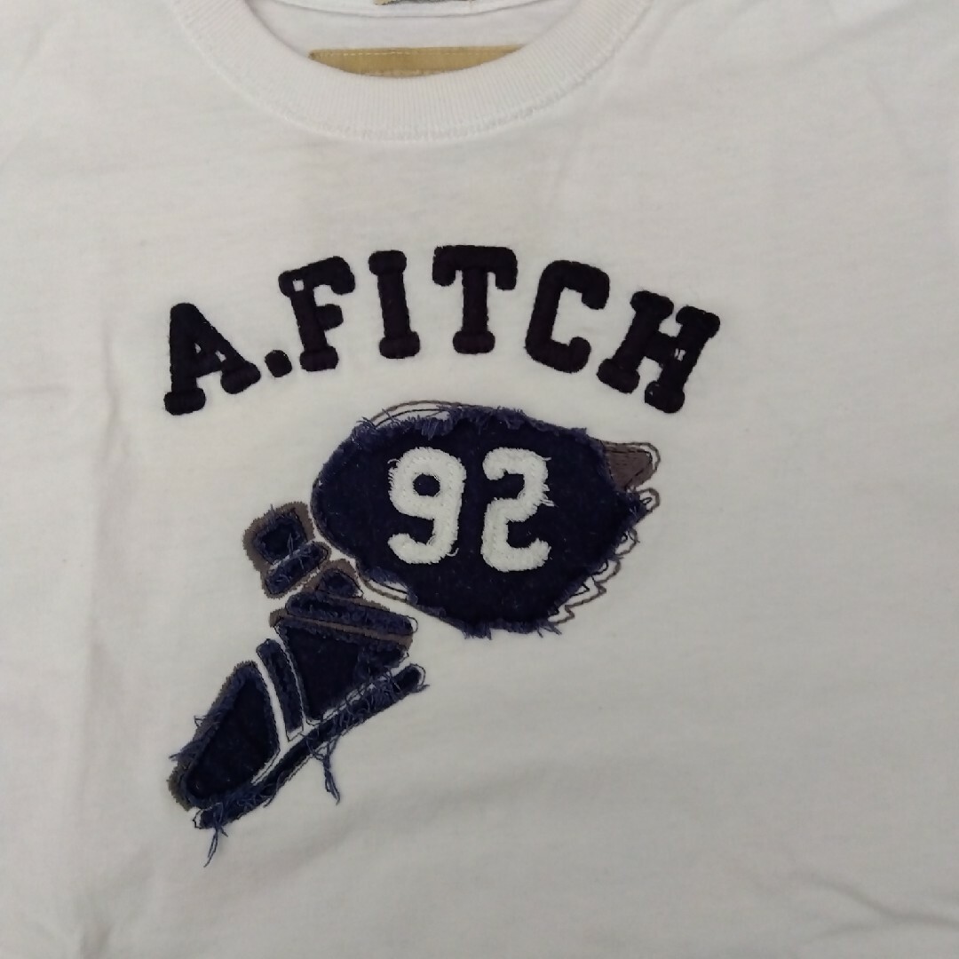 Abercrombie&Fitch(アバクロンビーアンドフィッチ)のTシャツ　Abercrombie&Fitch 古着ホワイト メンズのトップス(Tシャツ/カットソー(半袖/袖なし))の商品写真