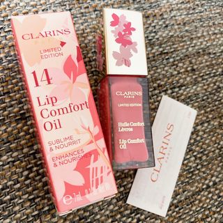 クラランス(CLARINS)のCLARINS クラランス コンフォートリップオイル 14 サクラ(リップグロス)