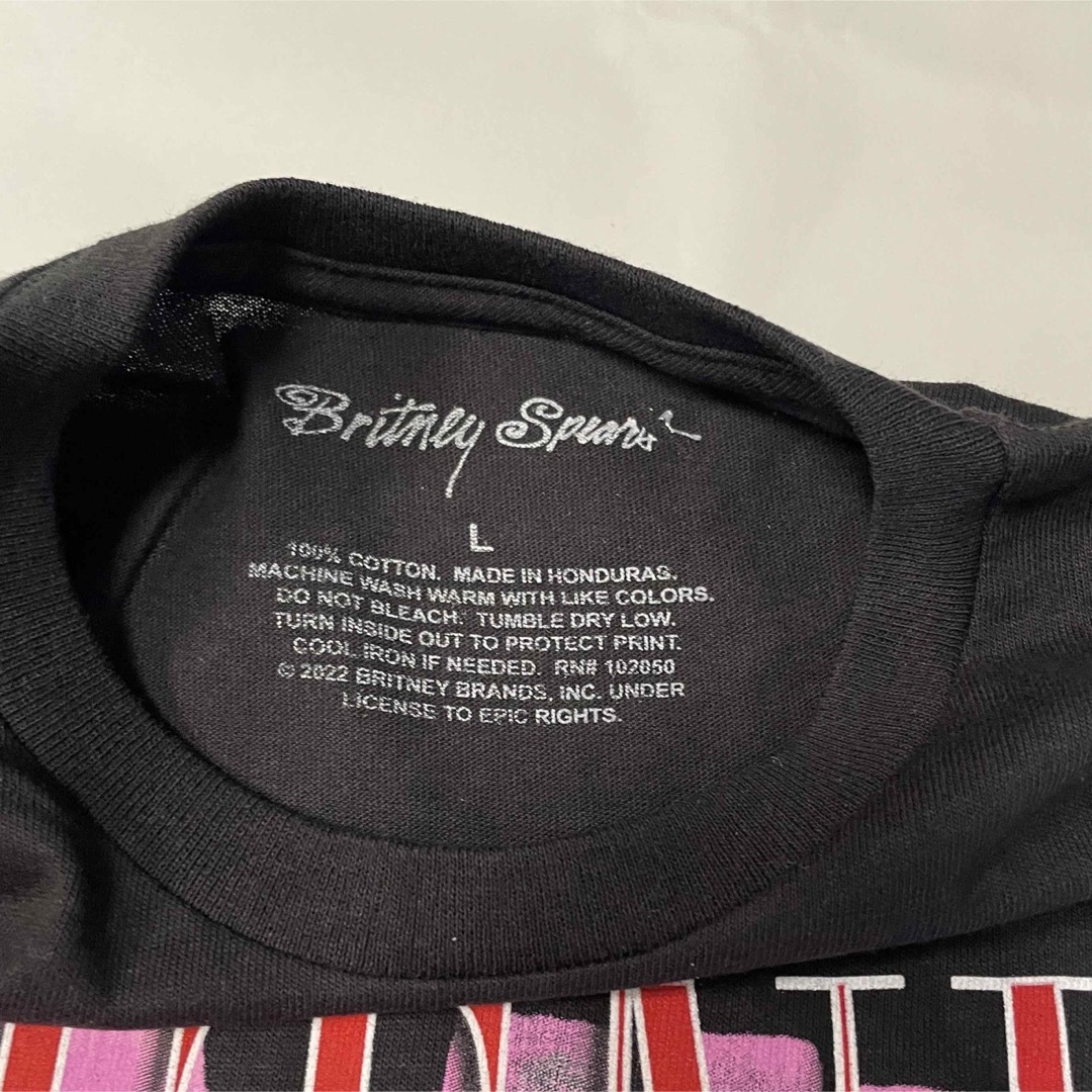 MUSIC TEE(ミュージックティー)の【新品】ブリトニースピアーズTシャツ　メンズL ミュージシャン　BIG  メンズのトップス(Tシャツ/カットソー(半袖/袖なし))の商品写真