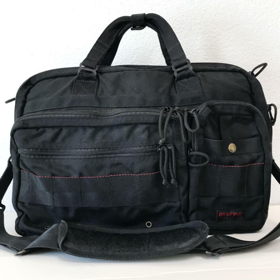 made in USA BRIEFING black sholder bag