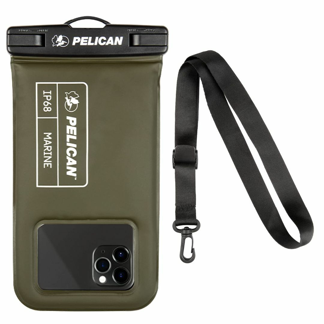 【色: Black / Olive Green】【Pelican】スマホ スマフ