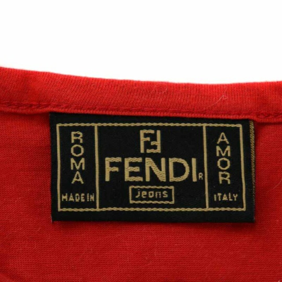 Tシャツ　FENDI  フェンディ　赤　M