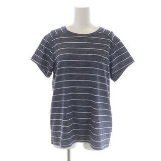 ミレー(MILLET)のミレー LD WOOL BORDER T-SHIRT Tシャツ ボーダー M L(Tシャツ(半袖/袖なし))