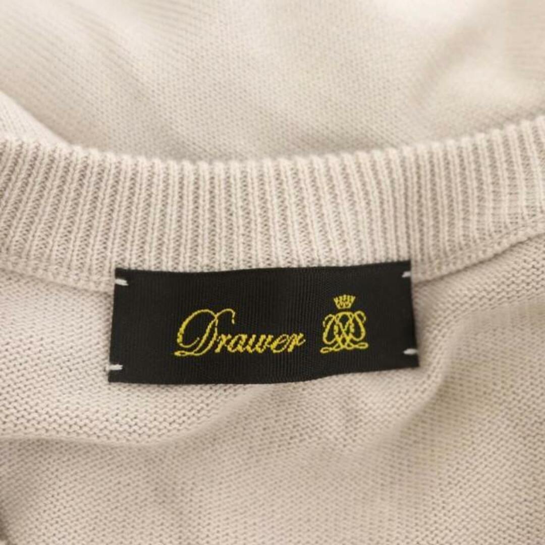 Drawer - ドゥロワー 22SS コットン シルク ニット タフタ ドッキング
