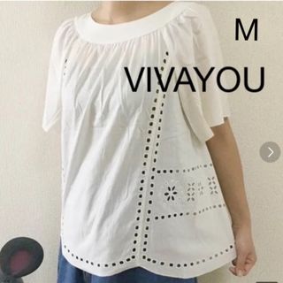 ビバユー(VIVAYOU)の値下げ　¥1999→¥1444  VIVAYOU 花 コットン ブラウス(シャツ/ブラウス(半袖/袖なし))