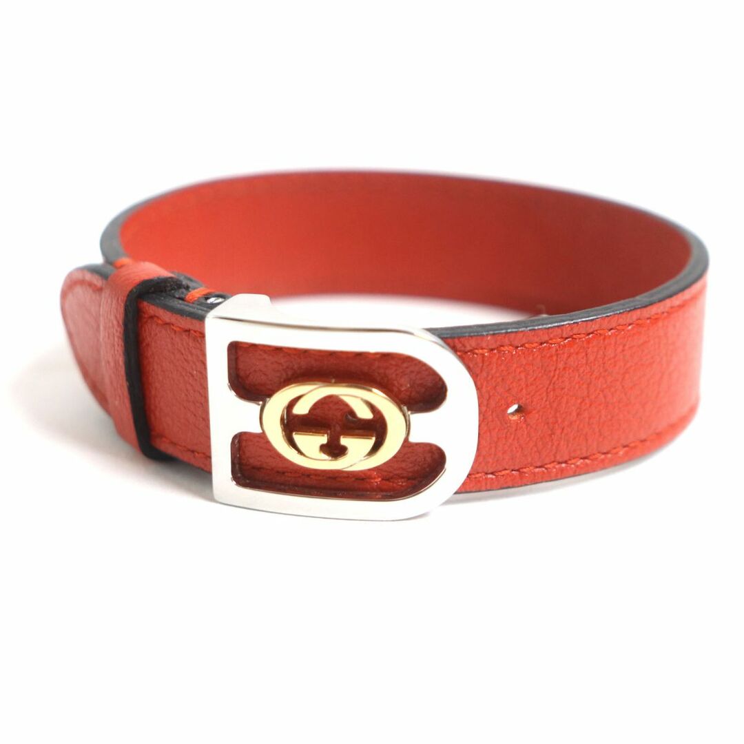 Gucci - 美品▽GUCCI グッチ GGマーモント レザーベルト ブレスレット