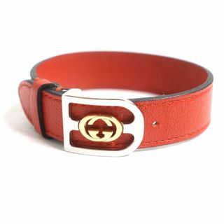 Gucci   美品▽GUCCI グッチ GGマーモント レザーベルト ブレスレット