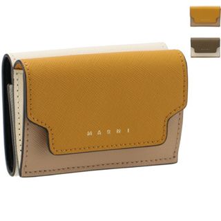 Marni - マルニ MARNI 財布 三つ折り ミニ財布 サフィアーノレザー