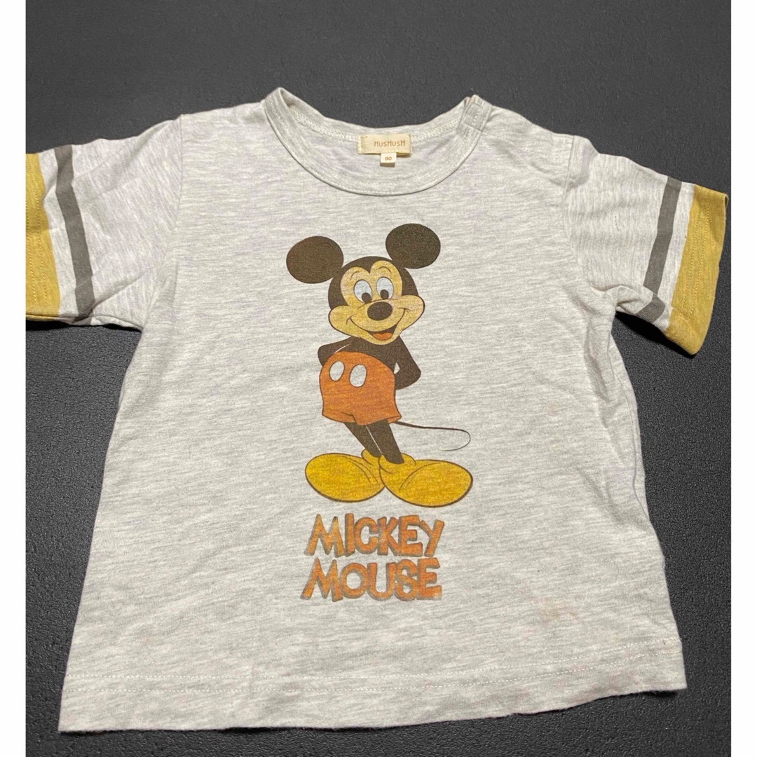 HusHush(ハッシュアッシュ)のハッシュアッシュ　ミッキー Tシャツ キッズ/ベビー/マタニティのキッズ服男の子用(90cm~)(Tシャツ/カットソー)の商品写真