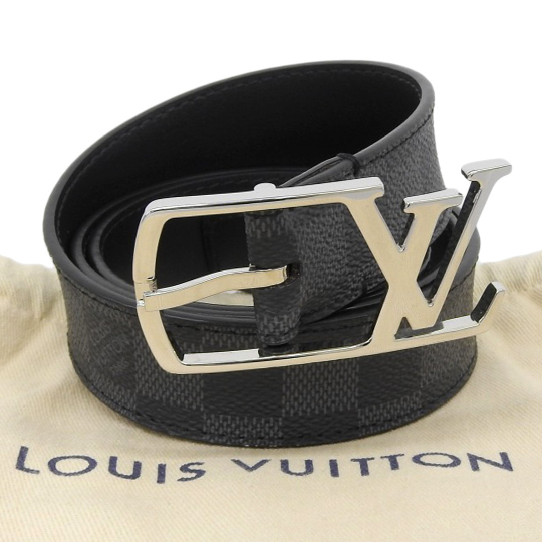 LOUIS VUITTON ルイヴィトン ベルト ロゴ グラフィット