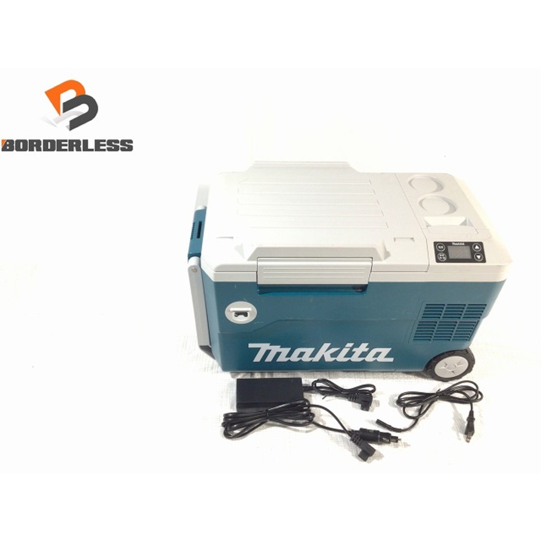 自動車/バイク☆比較的綺麗です☆makita マキタ 18V充電式保冷温庫 CW180DZ 本体のみ ACアダプタ付き アウトドア キャンプ 75164