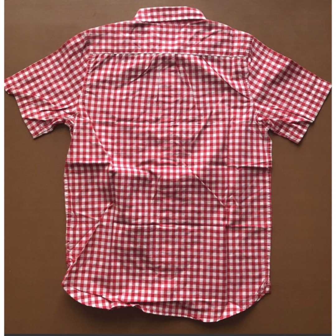 GAP KIDS 半袖ギンガムチェック シャツ 150 キッズ/ベビー/マタニティのキッズ服男の子用(90cm~)(ブラウス)の商品写真