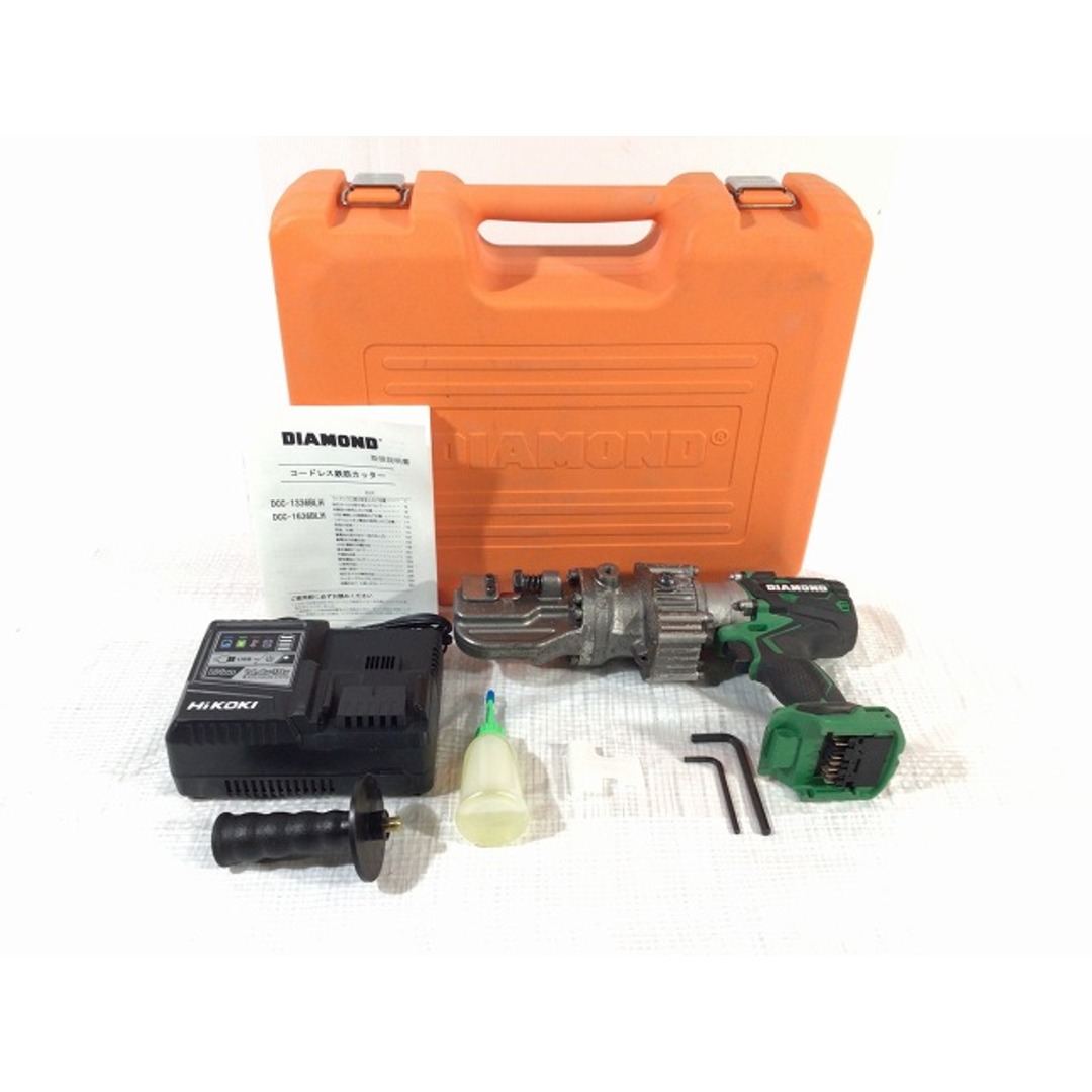 日立 - ☆中古品☆ IKK DIAMOND 36V コードレス鉄筋カッター DCC 日立 - ☆中古品☆ IKK DIAMOND 36V コードレス鉄筋カッター DCC